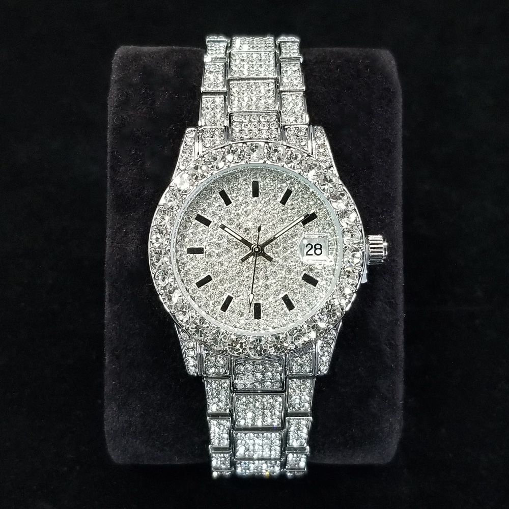 Jewelry Diamond Watches - Элегантные часы с бриллиантами, женские модные