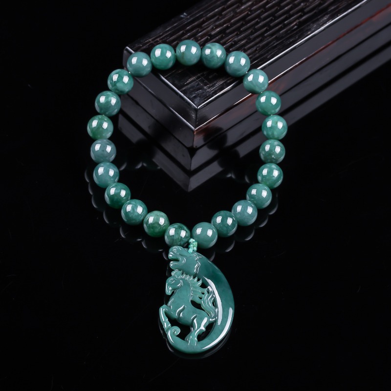 Jewelry & Watches Vitopoulos - Браслет ручной работы из натурального жадеита