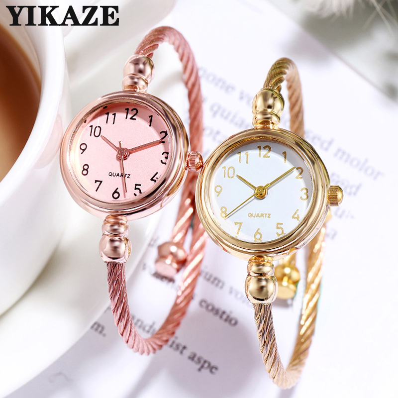 Jewelry Watches Gold - YIKAZE женские часы маленький золотой браслет