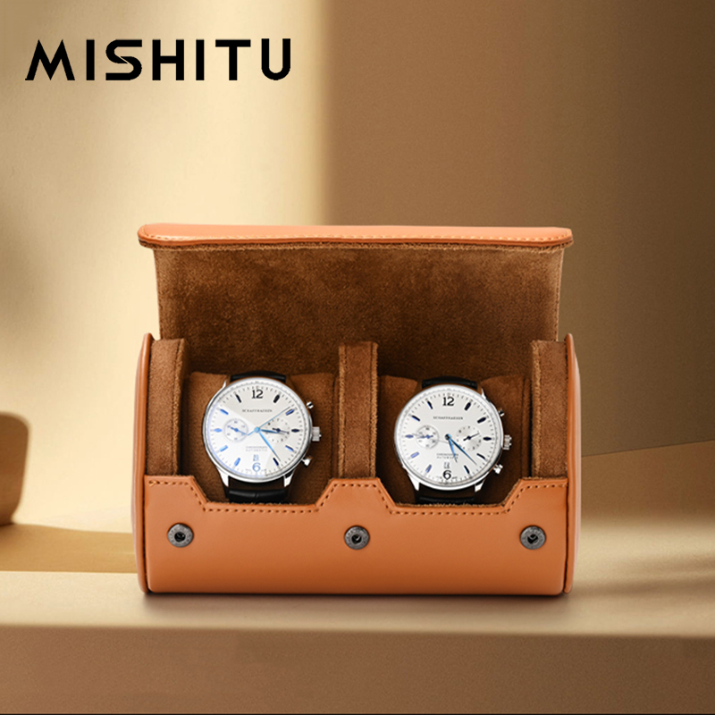 Jewelry Watches Men - MISHITU 1/2/3 слота, рулон для хранения