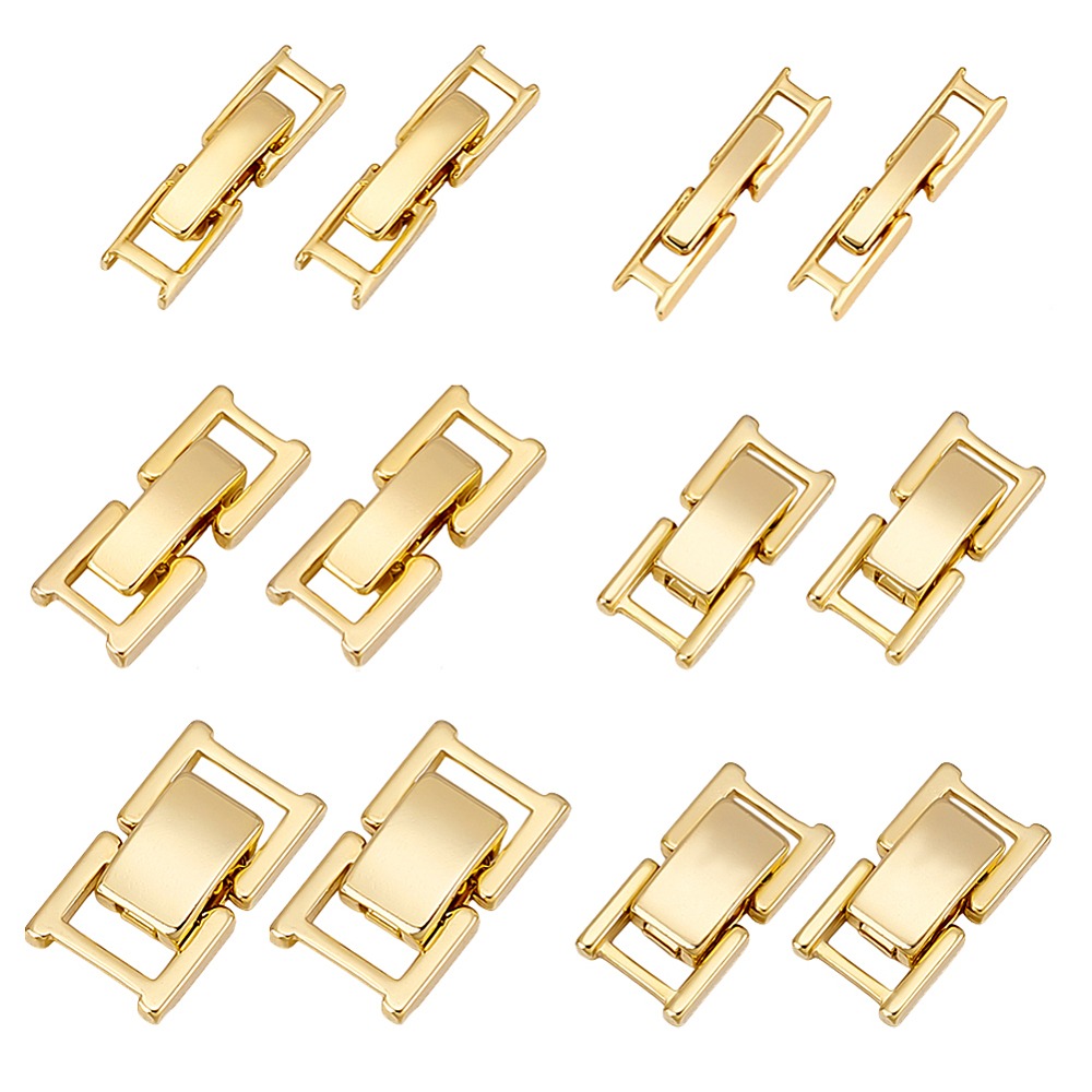 Jewelry Watches Gold - 6 стильных латунных застежек для ремешков