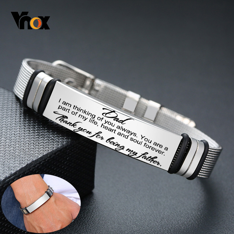 Jewelry Watches Men - Браслет мужской из нержавеющей стали с