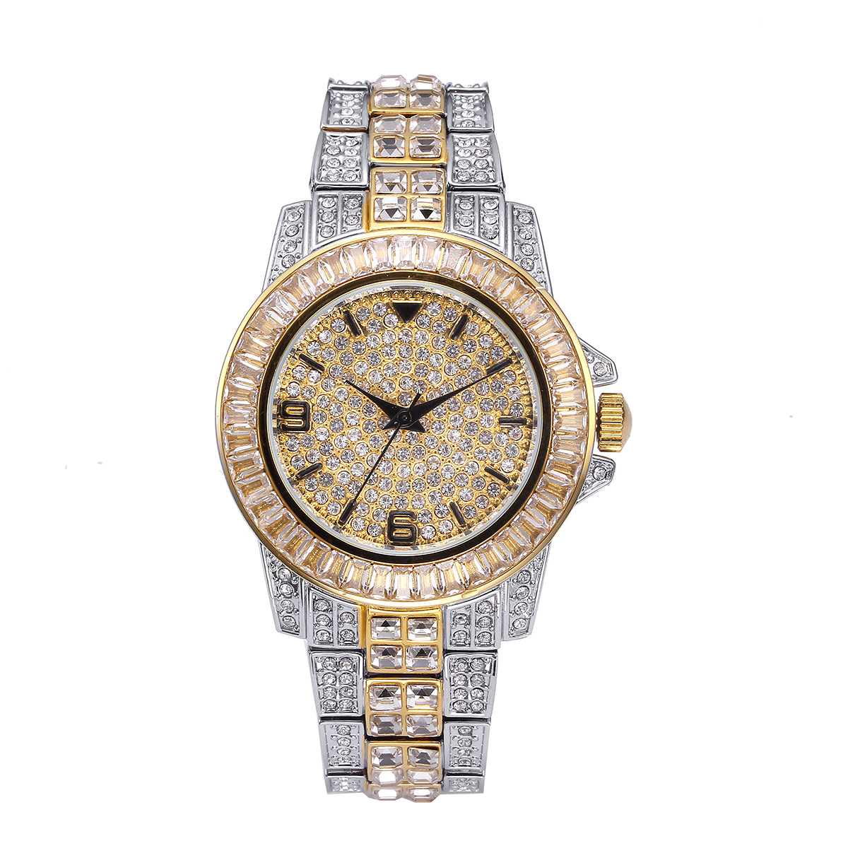 Jewelry Watches Gold - Элитные кварцевые часы с камнями для