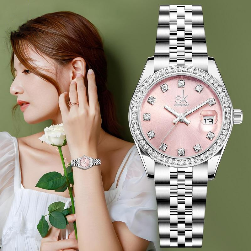 Jewelry Diamond Watches - Модные женские часы UTHAI CQ484, легкие