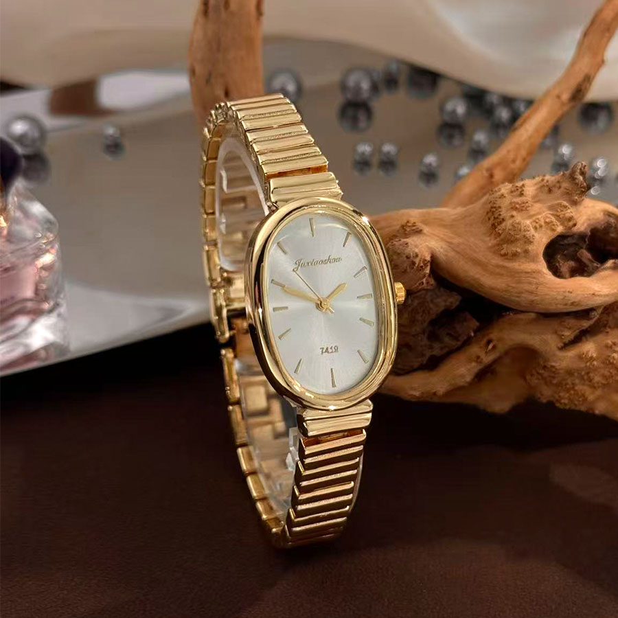 Jewelry Watches Gold - Новые золотые модные женские овальные кварцевые