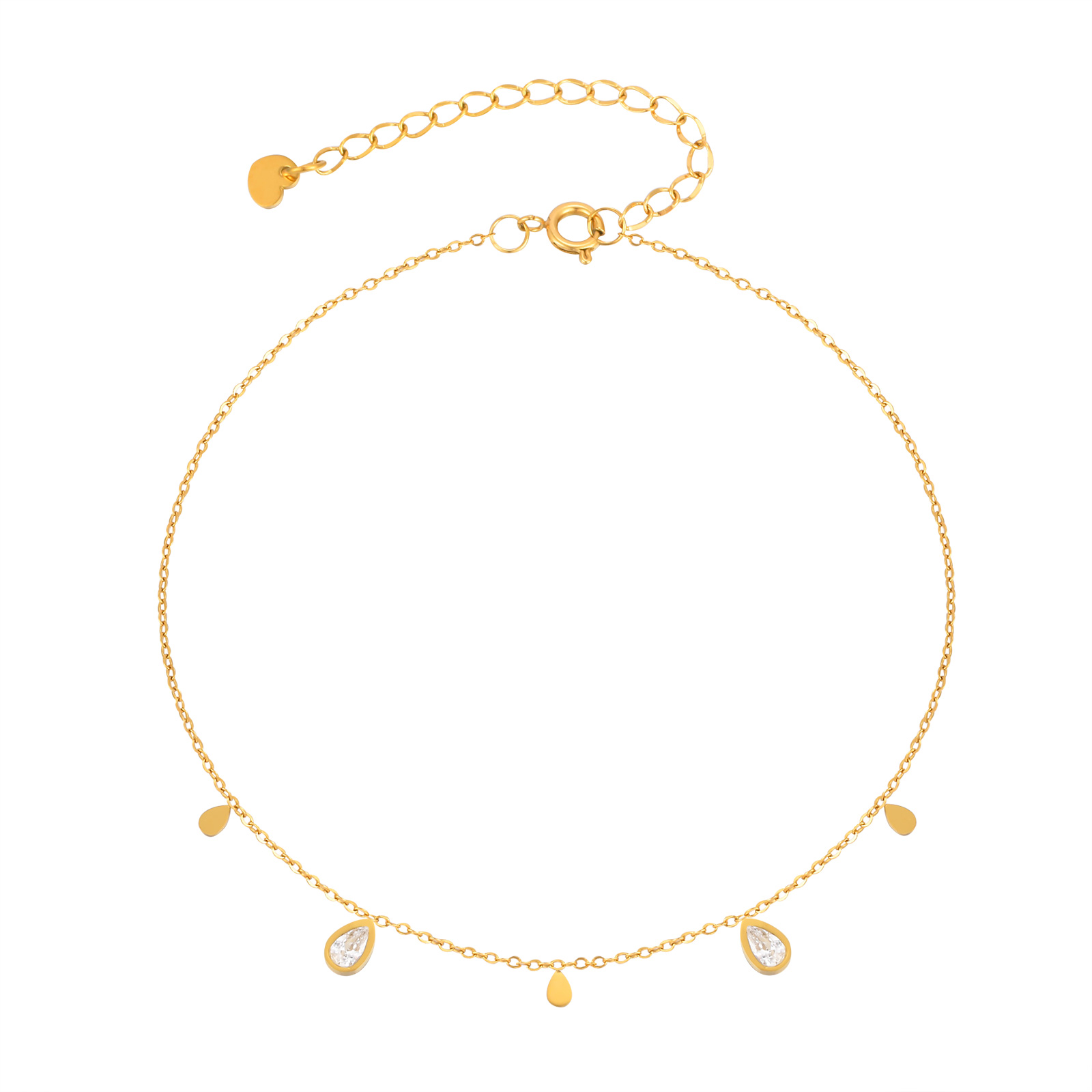 Jc Jewelry & Watches - Изящный браслет с цирконием и каплями