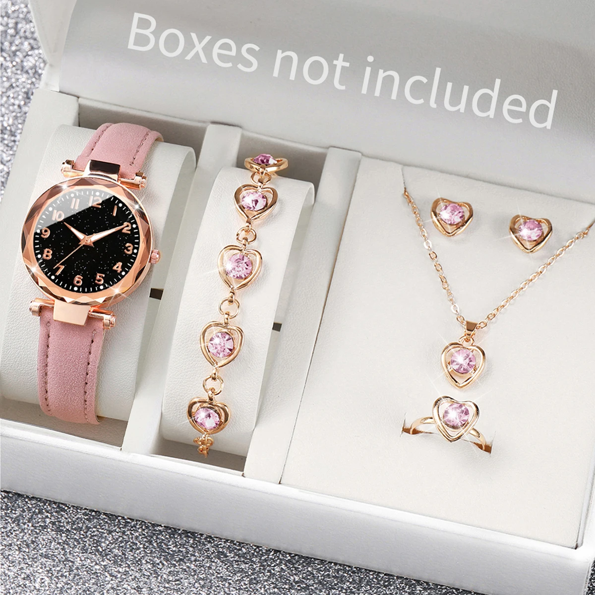 Mystery Jewelry Jar Watches - 5/6 шт. модных женских часов с