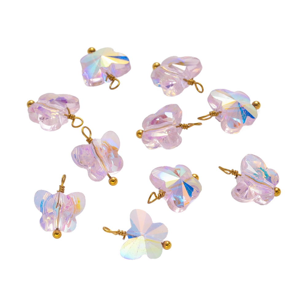 5 шт., подвеска в виде лазерно – обзор и цена Butterfly Pendant Necklace