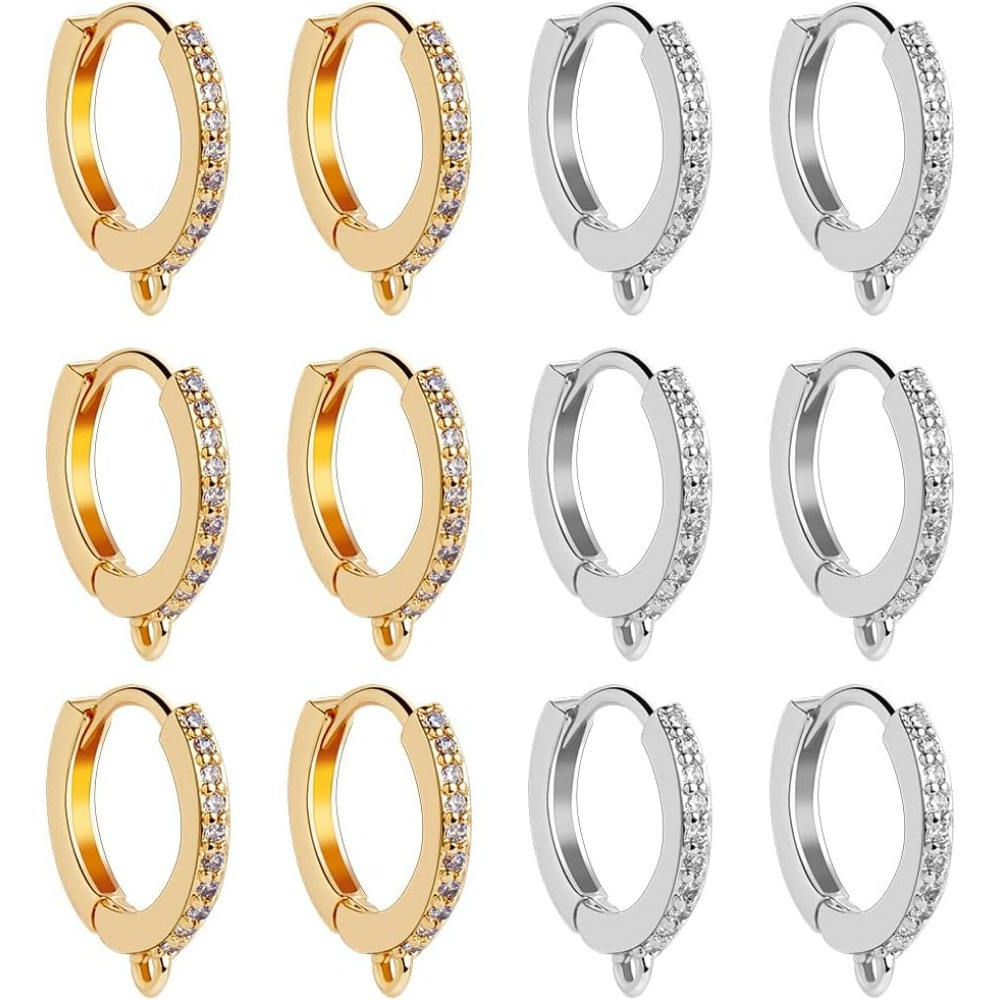 1 коробка, 12 шт., круглые крю – обзор и цена Hoop Earrings