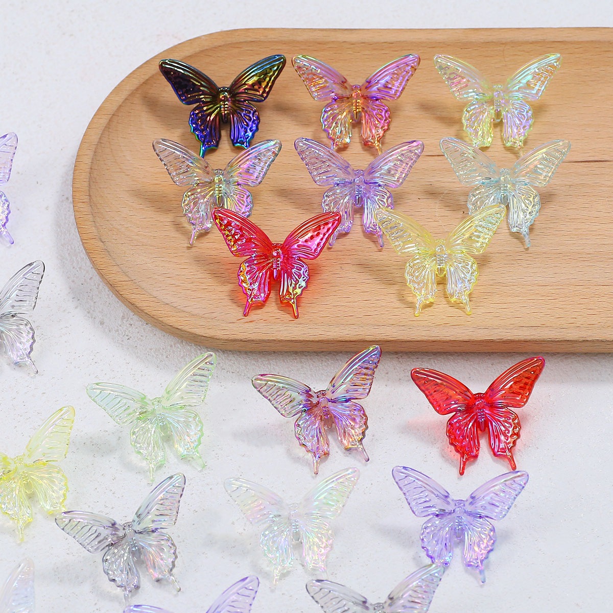 38*34 мм акриловая бабочка УФ  – обзор и цена Butterfly Pendant Necklace