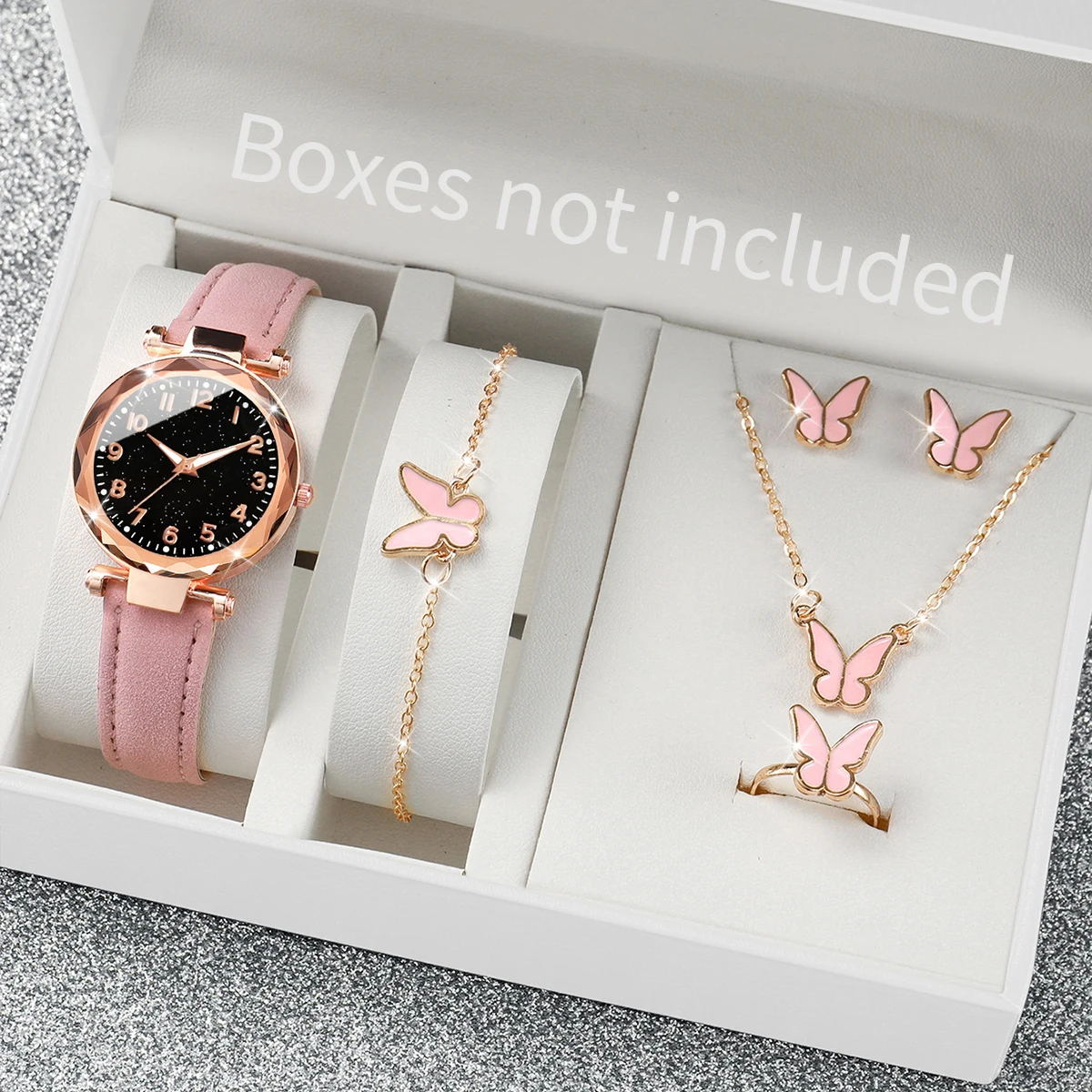 5/6 шт. модных женских часов с – обзор и цена Mystery Jewelry Jar Watches