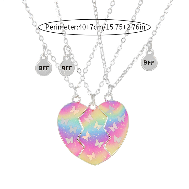 Qpeach, 3 упаковки, сердце, цв – обзор и цена Butterfly Pendant Necklace