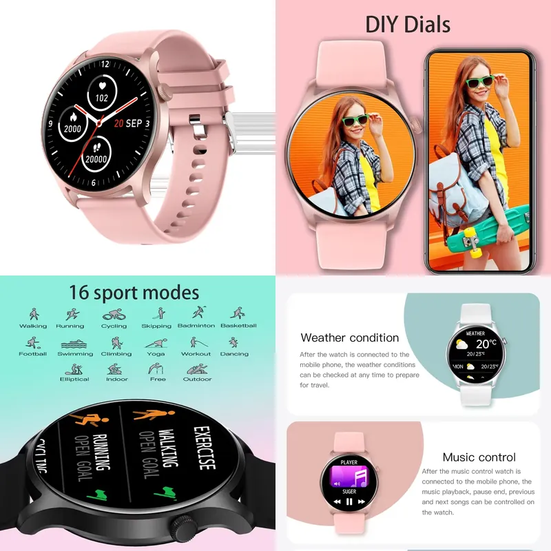 Умные часы SENBONO MAX8 для му – обзор и цена Smartwatch