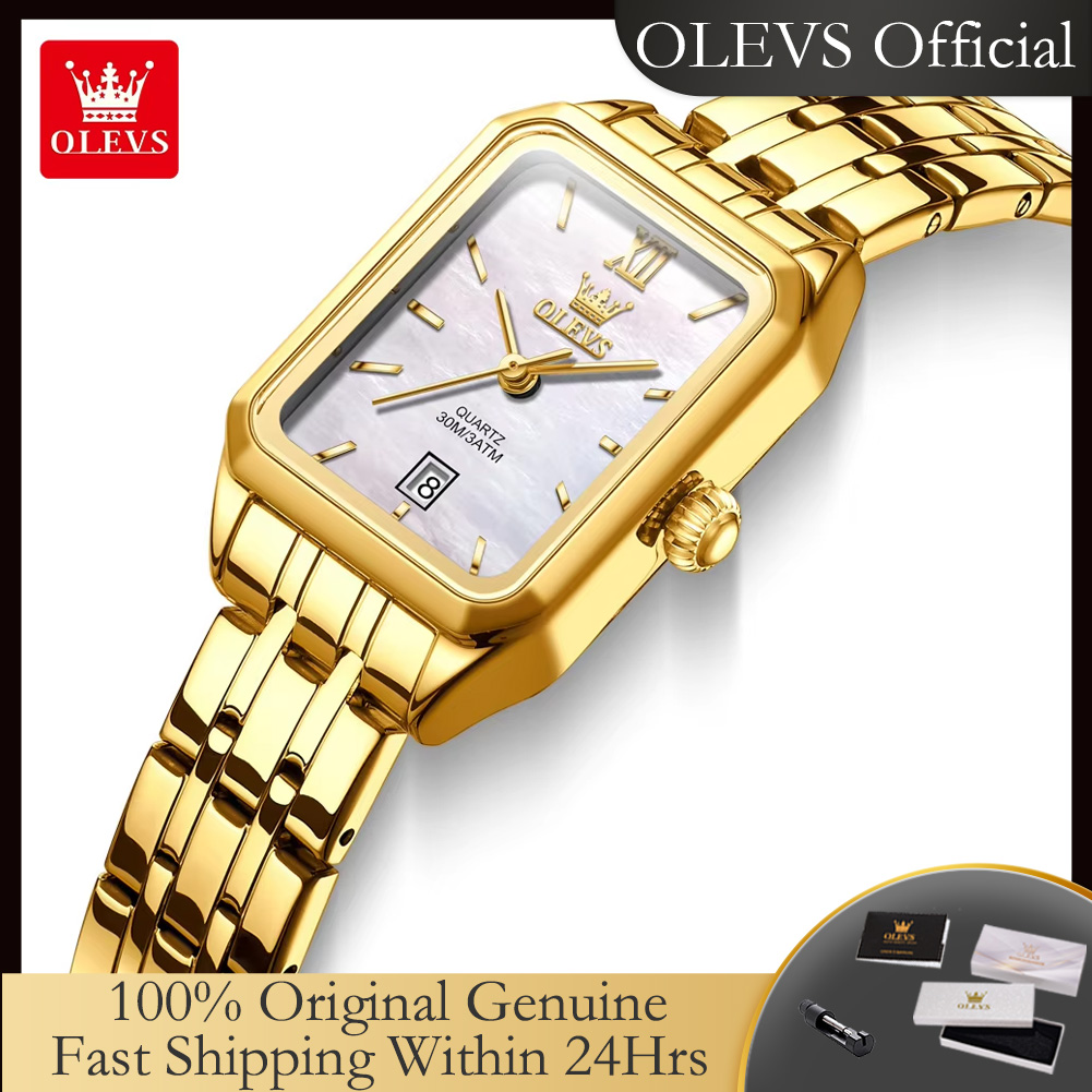 OLEVS 5616, новые кварцевые ча – обзор и цена Jewelry Watches Gold