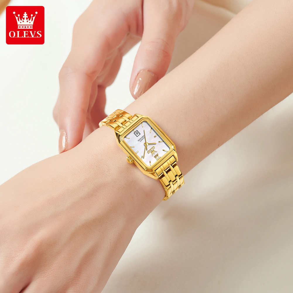 OLEVS 5616, новые кварцевые ча – обзор и цена Jewelry Watches Gold
