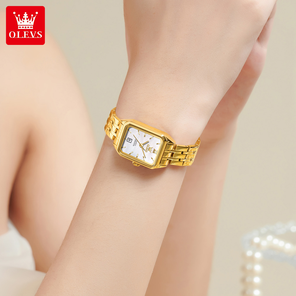 OLEVS 5616, новые кварцевые ча – обзор и цена Jewelry Watches Gold